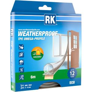 Fönster- Ja Dörrtätning O-Profil 7Mm X 6M Ljus