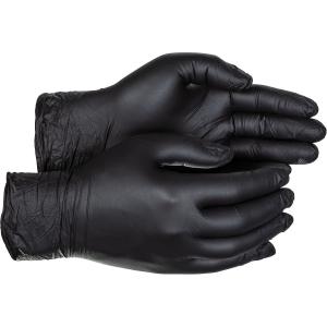 Engångshandskar M Svart 100St Sapphire Xp