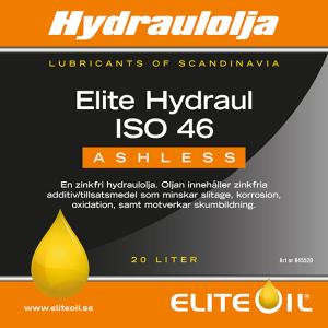 Elite Olja Hydraul Zinkfri Ashless ISO 46 20L