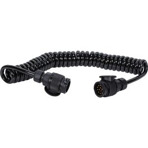 Skarvskabel 13-Pol 12V Spiral 4,5M