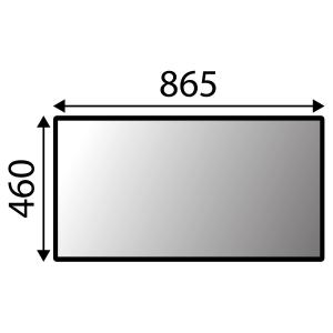 Vindruta Cat 313- Lägre