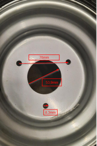 Hjul 16X8.00-7 Höger