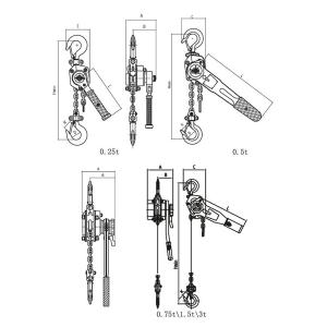 Spaklyftblock 0,25T 3.0M Prof