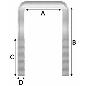 U-Bult Kantig 40X40Mm