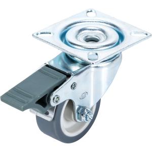 Svängbar Hjul Med Broms 50Mm Termoplastisk Gummi