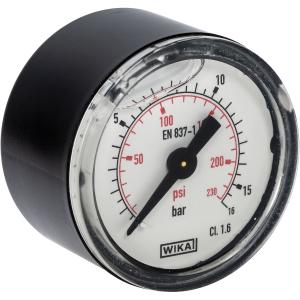 Tryckmätare 1/8 16Bar 40Mm