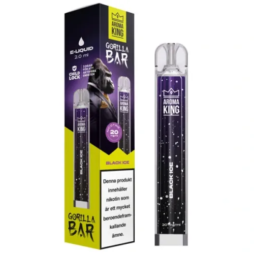 Aroma King Gorilla Bar - Black Ice | Engångsvape