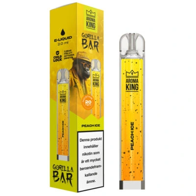Aroma King Gorilla Bar - Peach Ice| Engångsvape