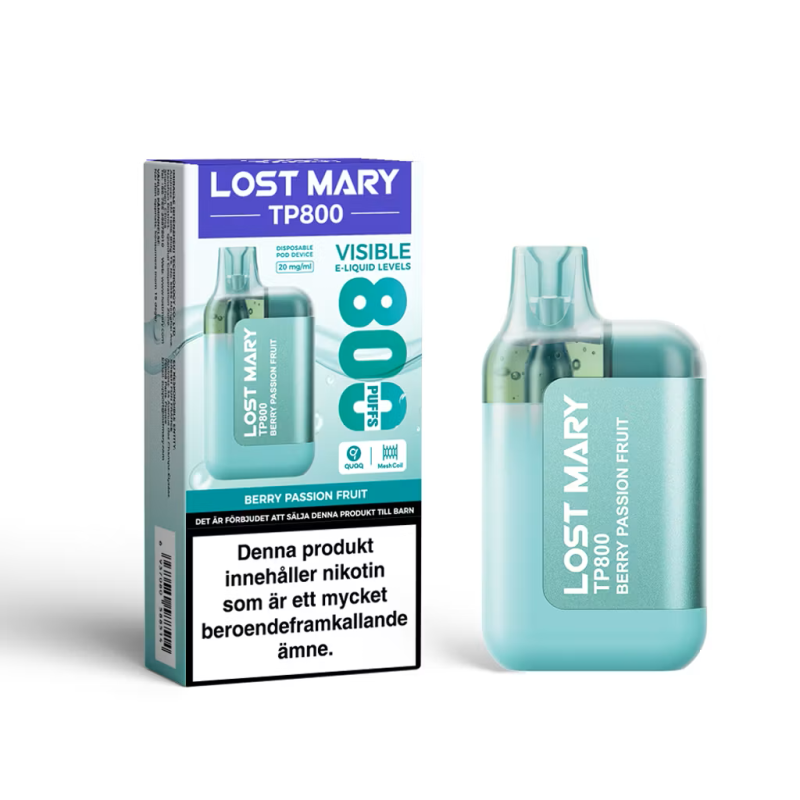 Lost Mary TP800 – Berry Passion Fruit | ENGÅNGS VAPE