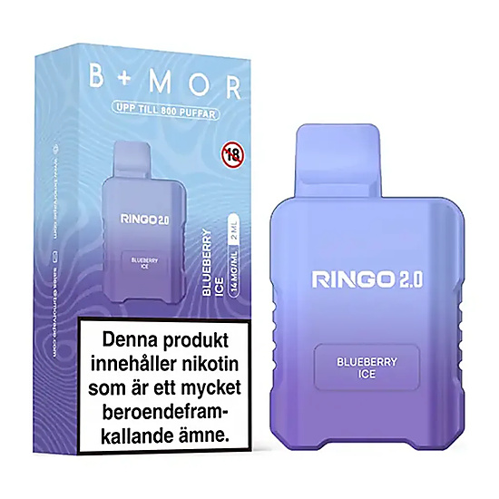 BMOR RINGO 2.0 – Blueberry Ice | ENGÅNGSVAPE