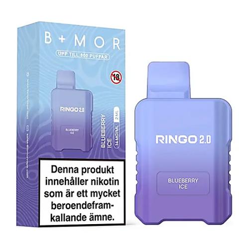 BMOR RINGO 2.0 – Blueberry Ice | ENGÅNGSVAPE