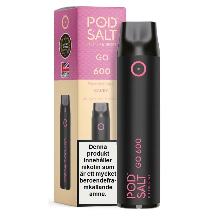 Pod Salt GO 600 | Candy| Engångs Vape