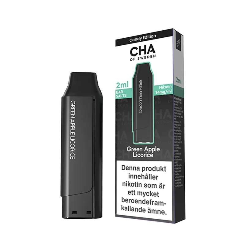 CHA of Sweden | Green Apple Licorice | Förfylld Pod