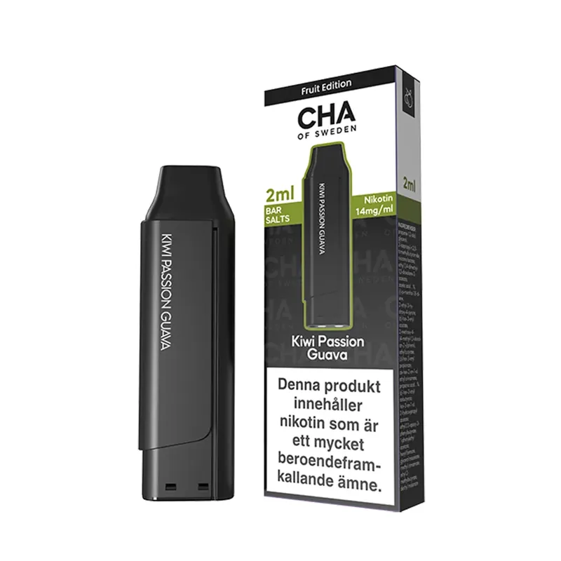 CHA of Sweden | Kiwi Passion Guava | Förfylld Pod