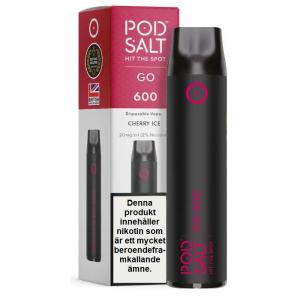 Pod Salt GO 600 | Cherry Ice | Engångs Vape