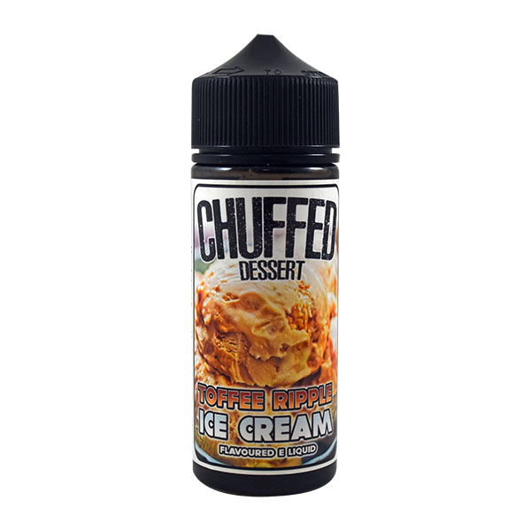 CHUFFED DESSERT -TOFFEE RIPPLE ICE CREAM 0MG 100ML