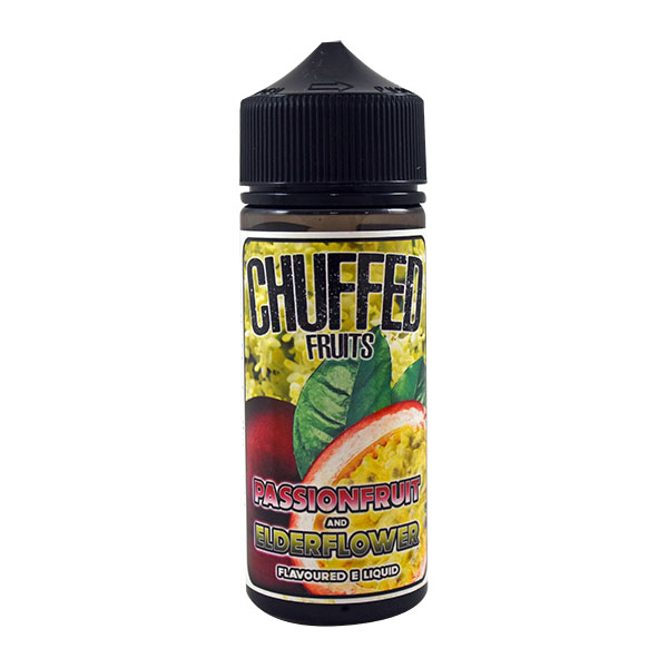 CHUFFED FRUITS - PASSIONFRUIT AND ELDERFLOWER 0MG 100ML