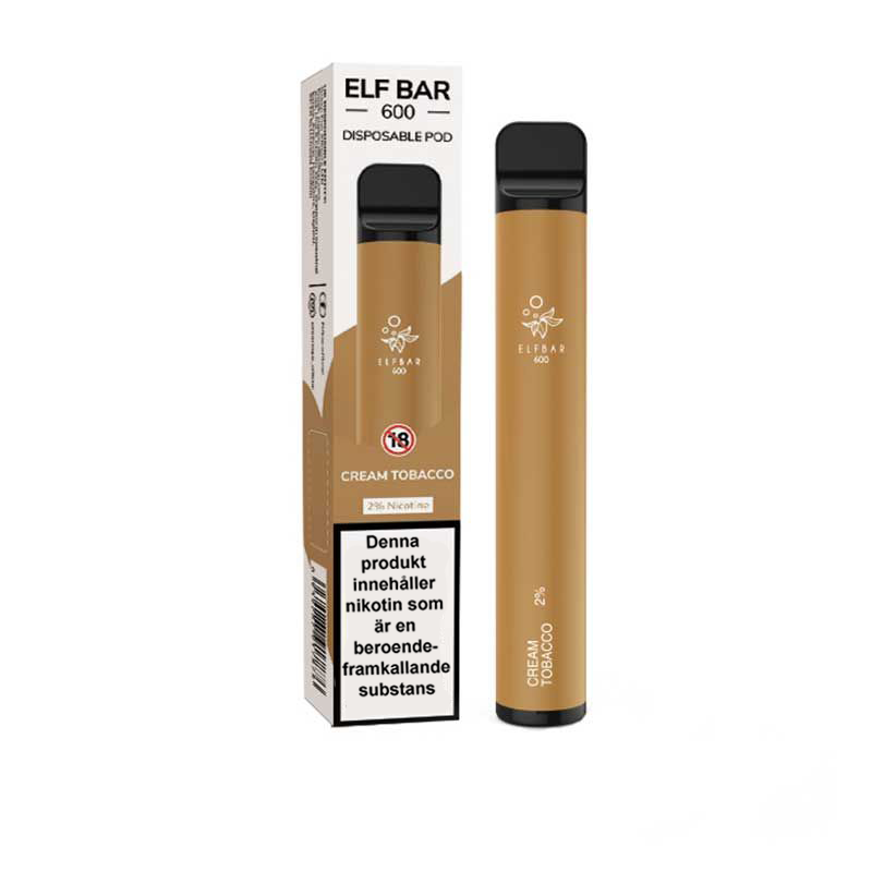 ELF BAR | Cream Tobacco | Engångs Vape