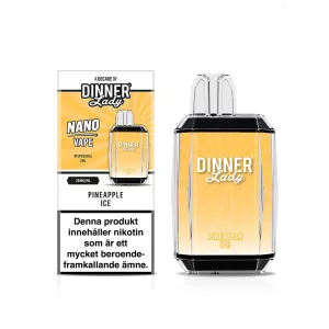 Dinner Lady Nano – Pineapple Ice| ENGÅNGS VAPE