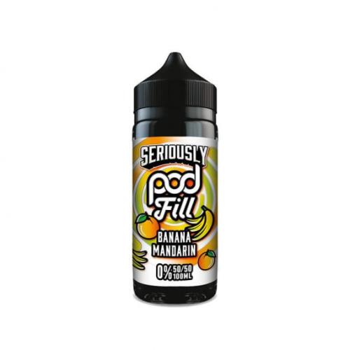 Seriously Pod Fill | Banana Mandarin 0mg 100ml | Shortfill