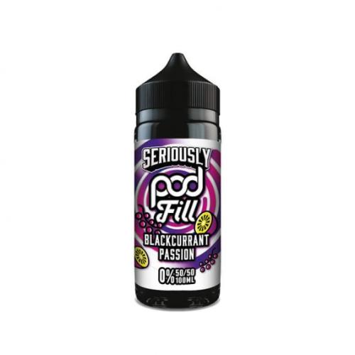 Seriously Pod Fill | Blackcurrant Passion 0mg 100ml | Shortfill