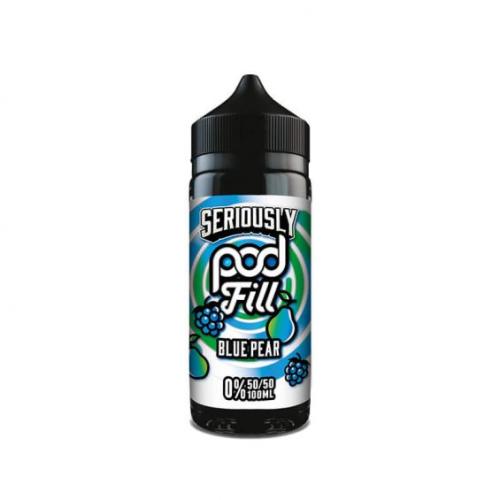 Seriously Pod Fill | Blue Pear 0mg 100ml | Shortfill