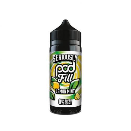 Seriously Pod Fill | Lemon Mint 0mg 100ml | Shortfill