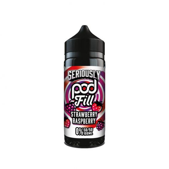 Seriously Pod Fill | Strawberry Raspberry 0mg 100ml