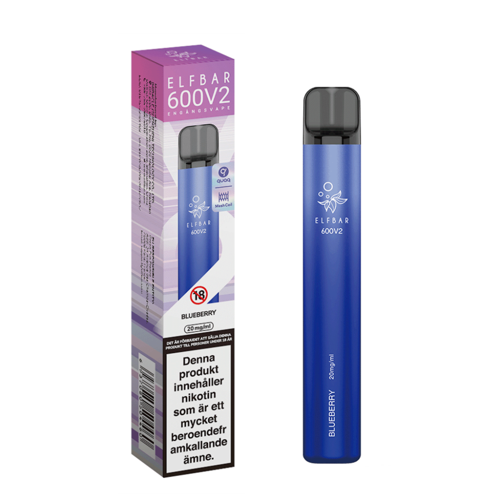 ELF BAR V2 Mesh | Blueberry| Engångs Vape