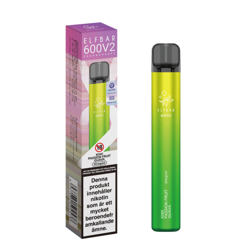 ELF BAR V2 Mesh | Kiwi Passion Fruit Guava | ENGÅNGS VAPE