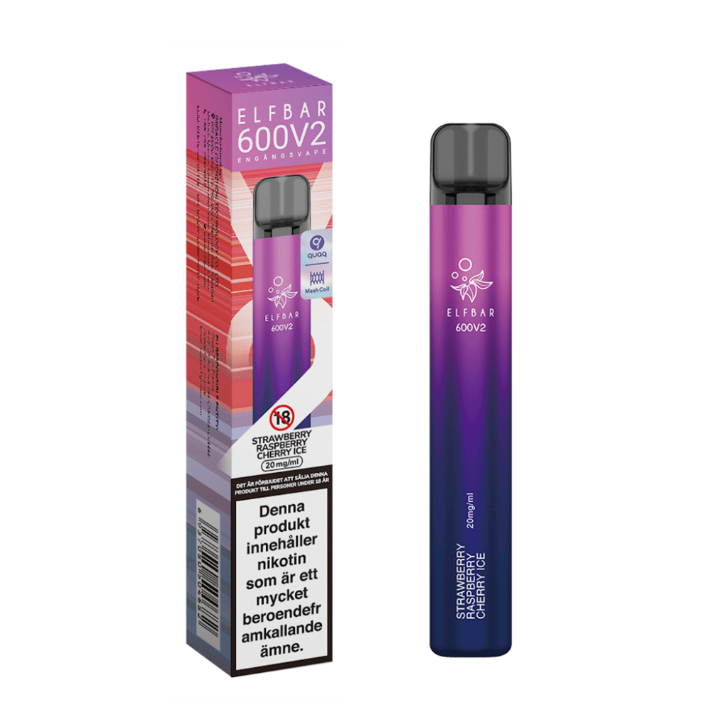 ELF BAR V2 Mesh | Strawberry Raspberry Cherry Ice