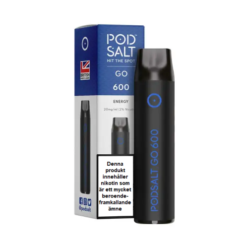 Pod Salt GO 600| ENRGY-BLUE BULL | ENGÅNGS VAPE