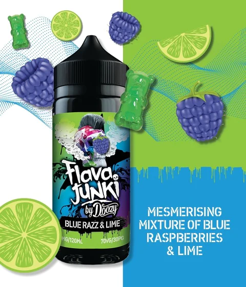 Flava Junki by Doozy Vape | Blue Razz and Lime