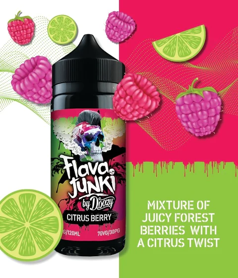 Flava Junki by Doozy Vape | Citrus Berry