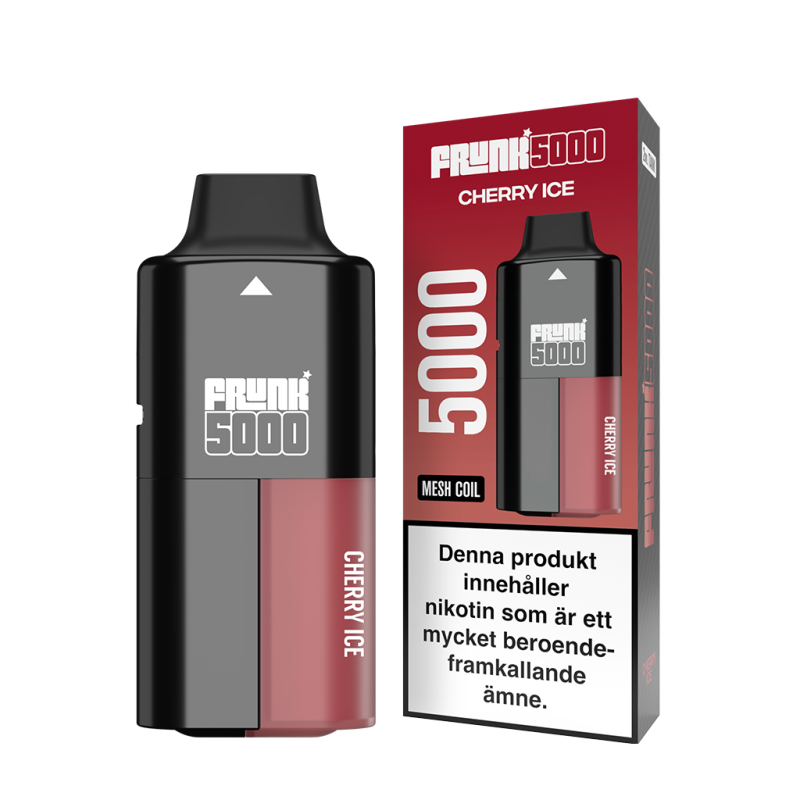 Frunk 5000 Mesh | Cherry Ice | ENGÅNGS VAPE