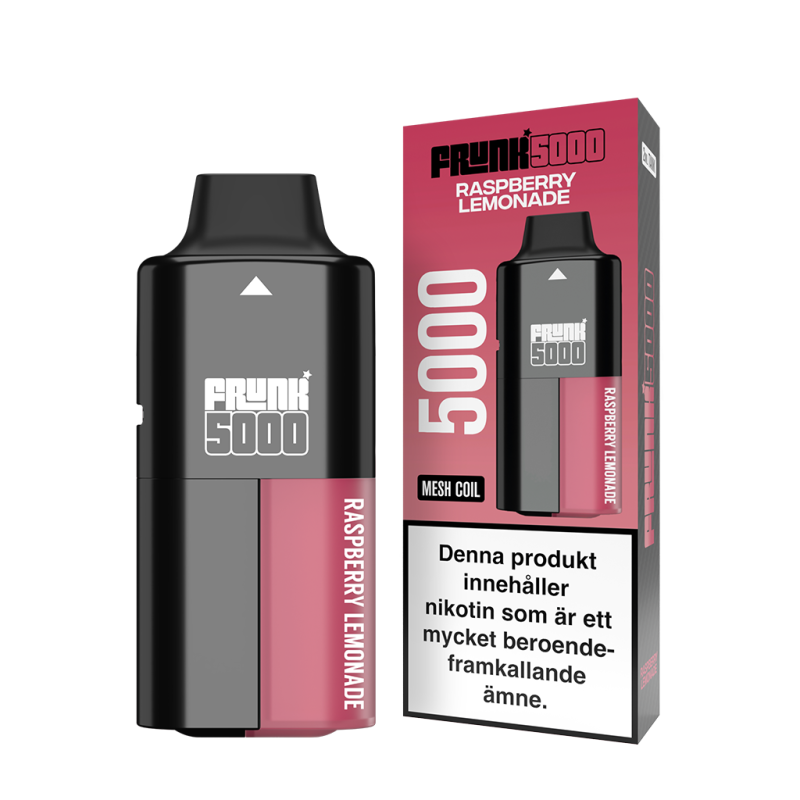 Frunk 5000 Mesh | Raspberry Lemonade | ENGÅNGS VAPE