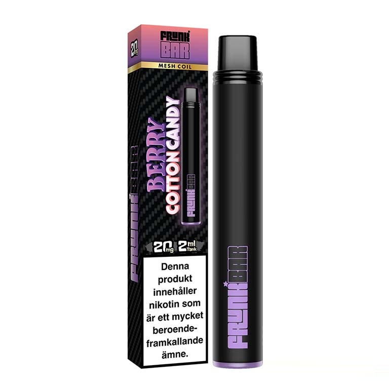 Frunk Bar Mesh | Berry Cotton Candy| ENGÅNGS VAPE
