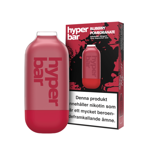 Hyper Bar Mesh | Bluberry Pomegranate | ENGÅNGS VAPE