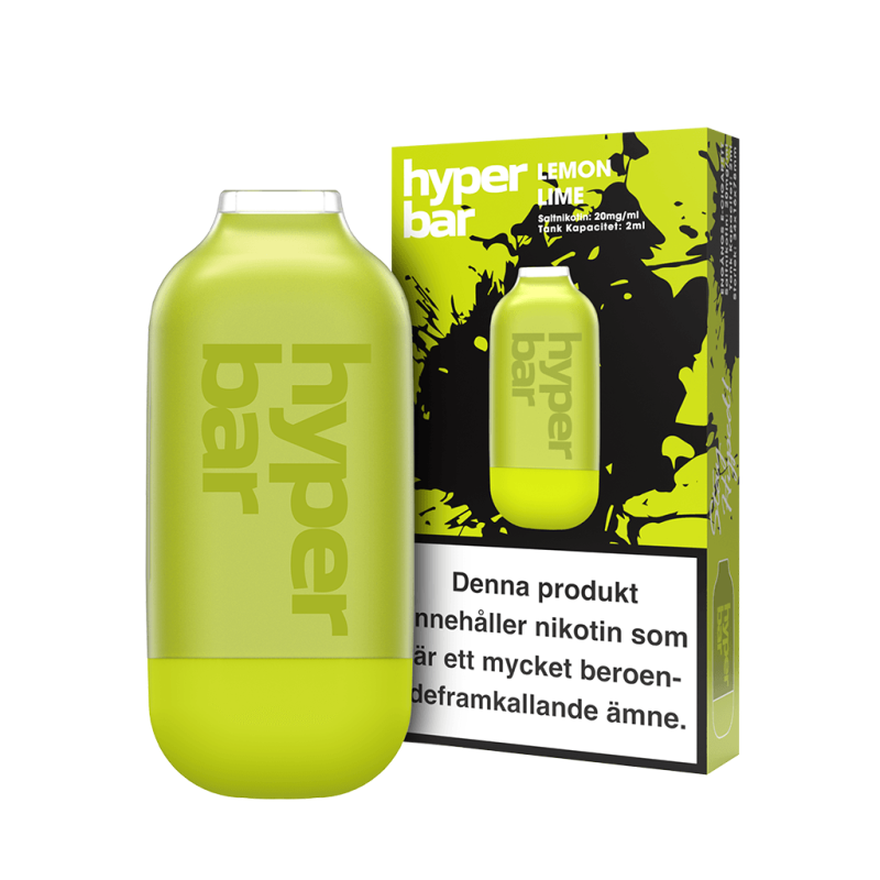 Hyper Bar Mesh | Lemon Lime | Engångs Vape