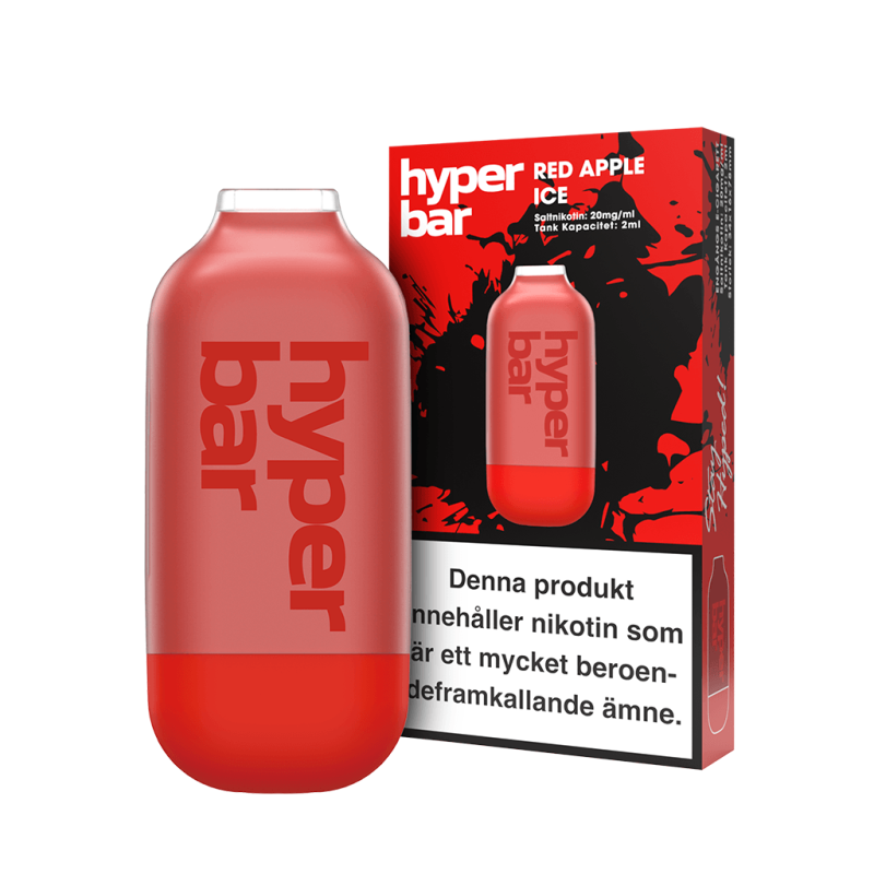 Hyper Bar Mesh | Red Apple Ice | Engångs Vape
