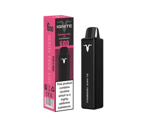 IGNITE | Strawberry Guava Ice | ENGÅNGS VAPE