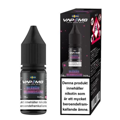 VapeM8 Salt | Blåbär Bubblegum | Nic Salt