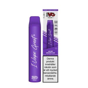 IVG Bar Plus | Aloe Grape Ice | Engångs Vape