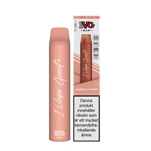 IVG Bar Plus | Mango Lychee| Engångs Vape