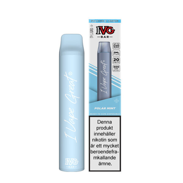 IVG Bar Plus | Polar Mint | Engångs Vape