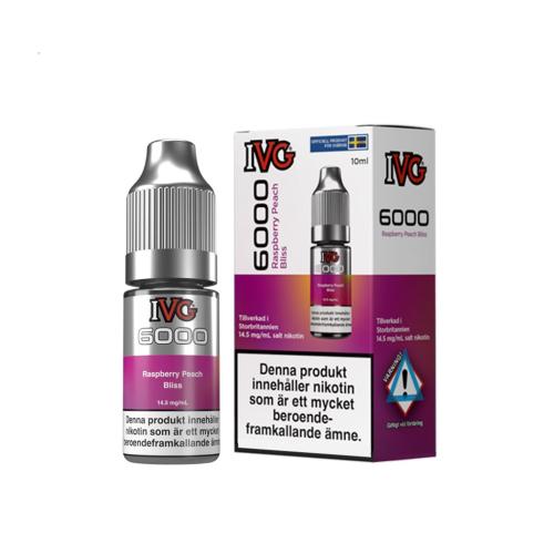 IVG 6000 | Raspberry Peach Bliss | Nic Salt