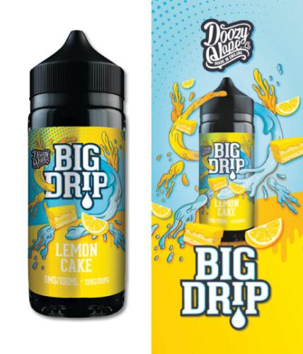 Big Drip by Doozy Vape | Lemon Cake | Shortfill