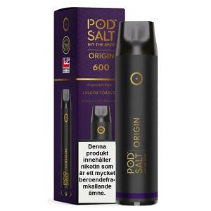 Pod Salt Origin GO 600 | Liquor Tobacco | Engångs Vape