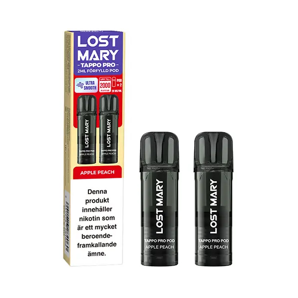 Lost Mary Tappo Pro | Apple Peach | Förfylld Pod