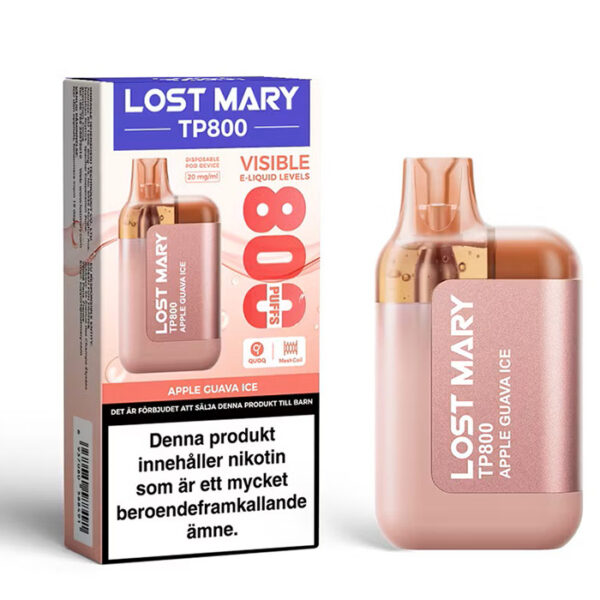 Lost Mary TP800 | Apple Guava Ice | ENGÅNGS VAPE